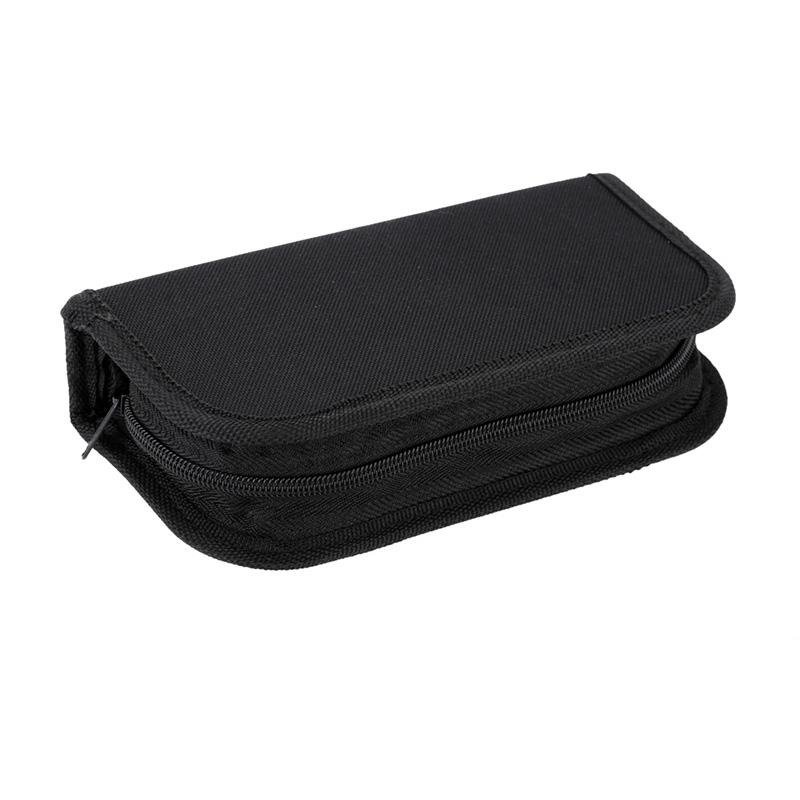Nylon Watch Repair Tool Bag with Zipper Small Size Black #3