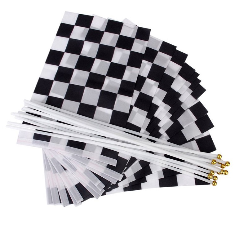 f1 black and white flag