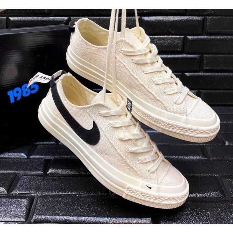 NIKE X Converse 1985 men's and women's low-top canvas sneakers casual shoes Shopee Philippines