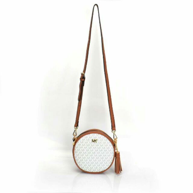 Michael kors fashion round sling bag | Shopee Philippines