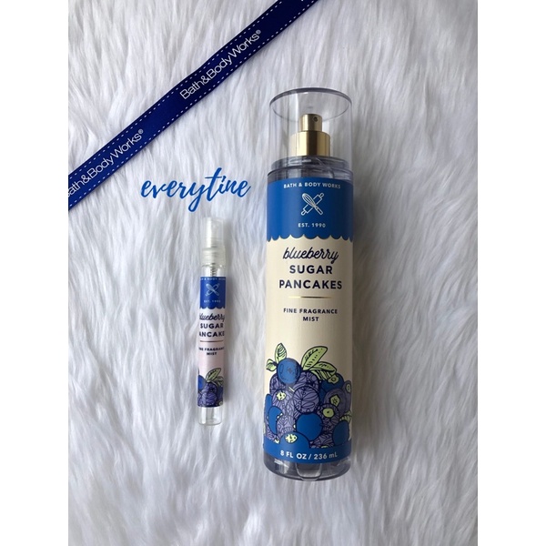 BLUEBERRY SUGAR PANCAKES BATH AND BODY WORKS IN 10ML GLASS SPRAY BOTTLE Shopee Philippines