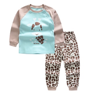 ∏Pre -sale 2pcs/set Long Sleeve Pyjamas Baby boys Clothing Cartoon  Printed Clothing suits #3