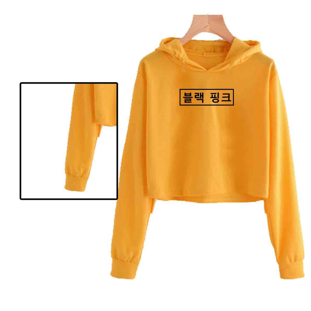 crop top hoodie shopee