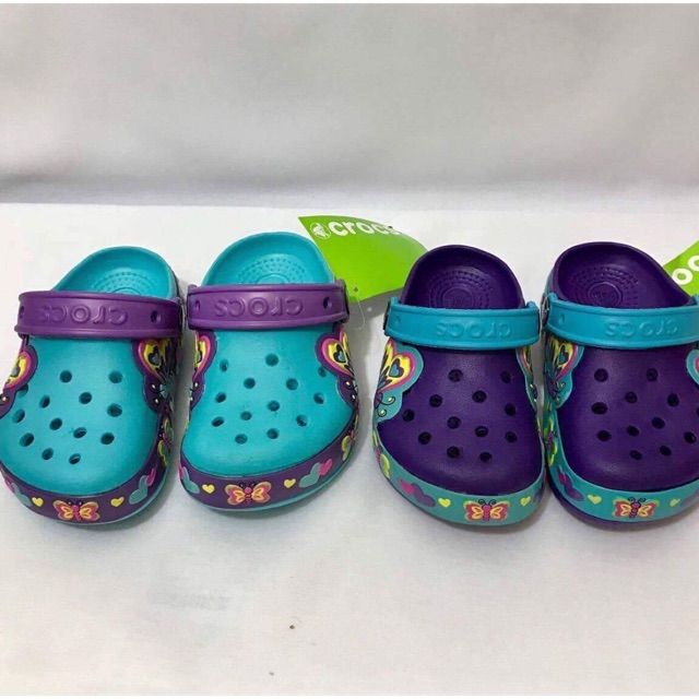 crocs light up shoes