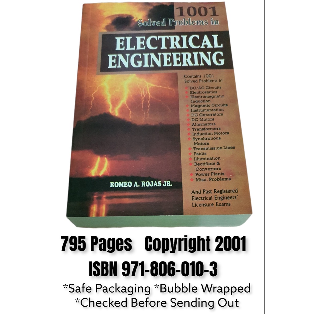 ()1001 Solved Problems in Electrical Engineering by Romeo A. Rojas Jr.