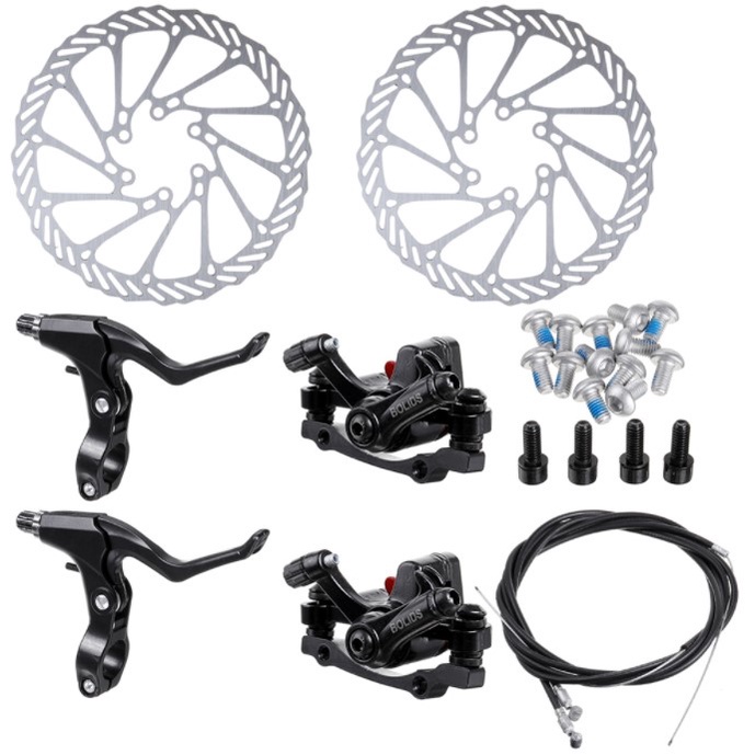 Original Mechanical Caliper Aluminum Alloy 160mm Disc Rotor Caliper Brake Set for Mountain Bike