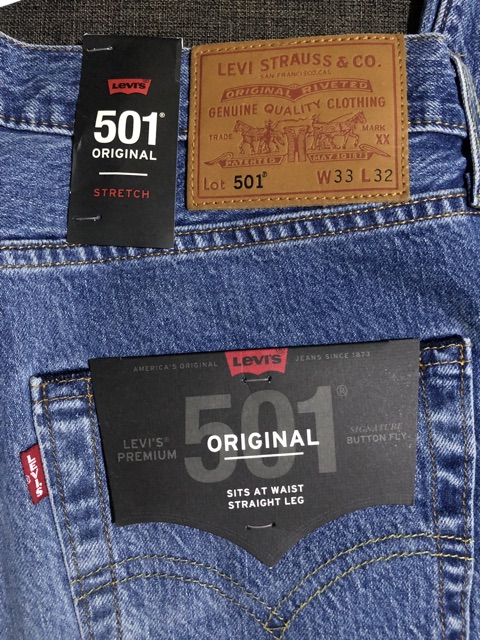 501® Original Fit Stretch Men's Jeans (W33 L32) LEVI'S® PREMIUM | Shopee  Philippines