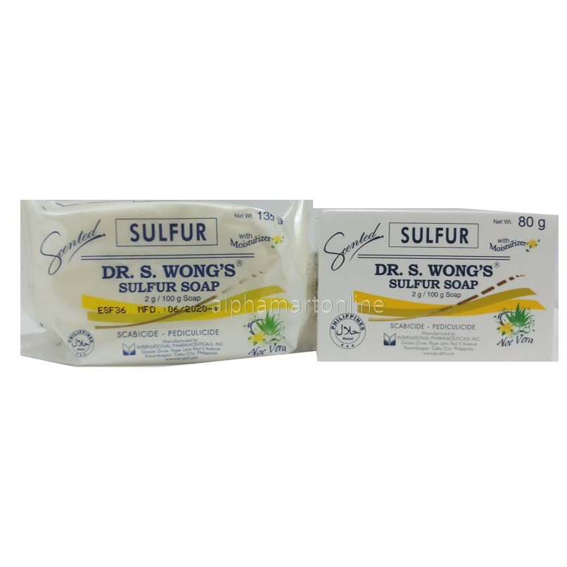 Dr S Wongs Sulfur Soap With Moisturizer 80g135g Shopee Philippines 6732