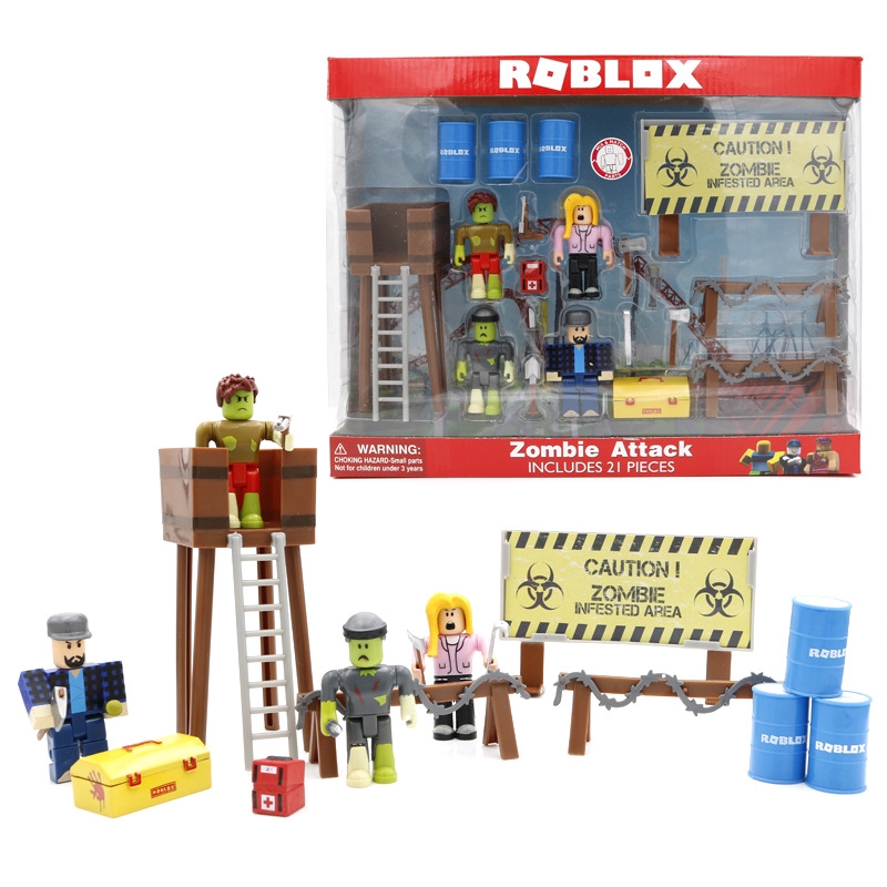 Classics Roblox Game Figma Zombie Block Doll Mermaid Playset Action Figure Toys Shopee Philippines - zombie legendary roblox toys