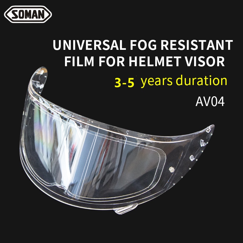 Universal Visor Anti Fog Film for Motorcycle Helmet Visor Anti Fogging