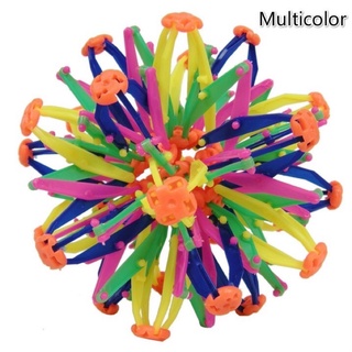 Retractable Changeable Ball Hand Catch Colorful Flower Telescopic Funny Kids Toy 