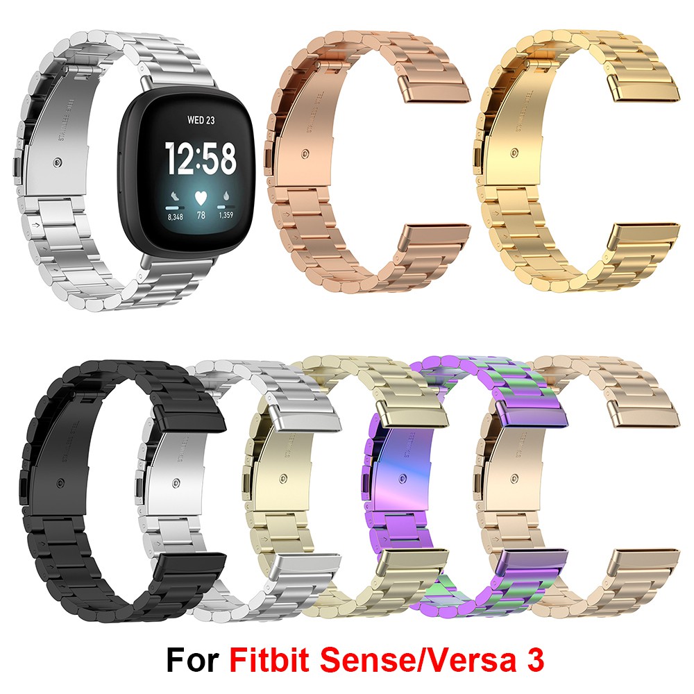 Fitbit Sense, Stainless Steel Bands 