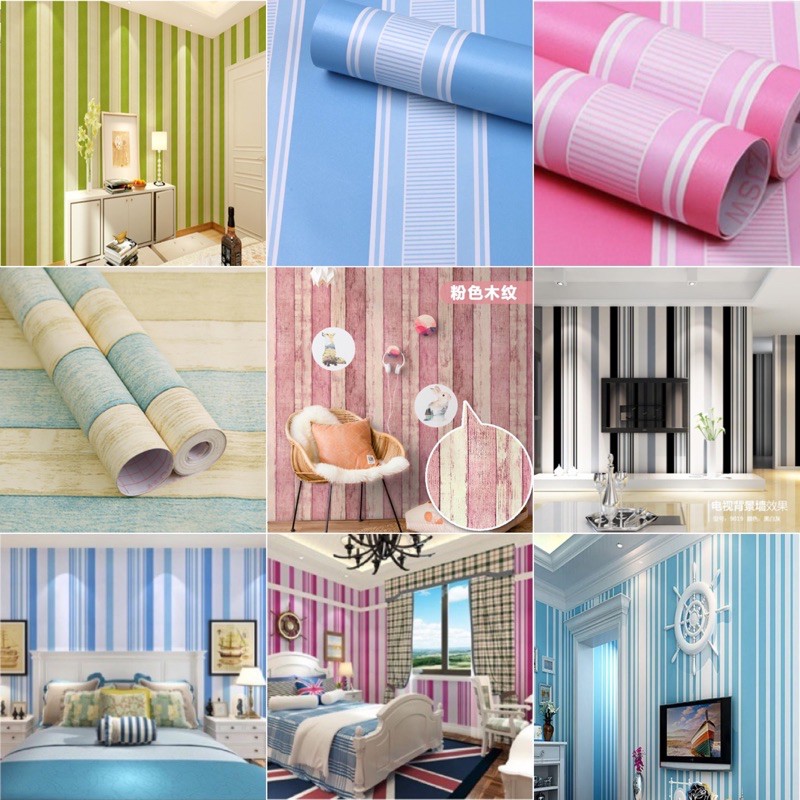 Kings Wallpaper PVC Self Adhesive 10metersX45cm Waterproof Sticker Blue
