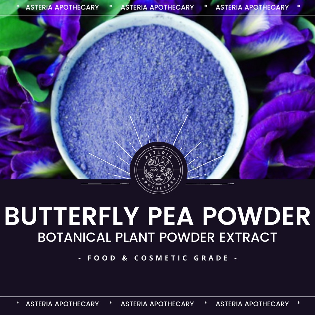 Blue Butterfly Pea Powder 30g & 100g Asteria Apothecary Shopee