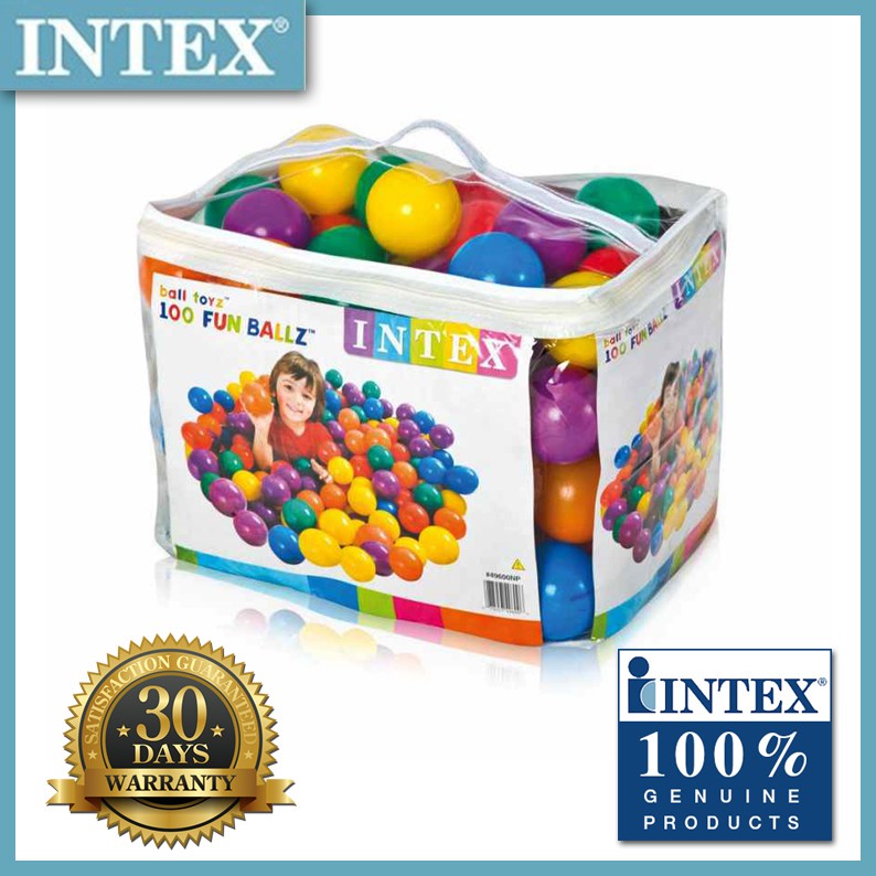 intex plastic balls