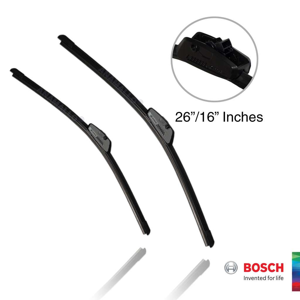 BOSCH CLE   AR ADVANTAGE WIPER SET 26"/16" | Shopee Philippines