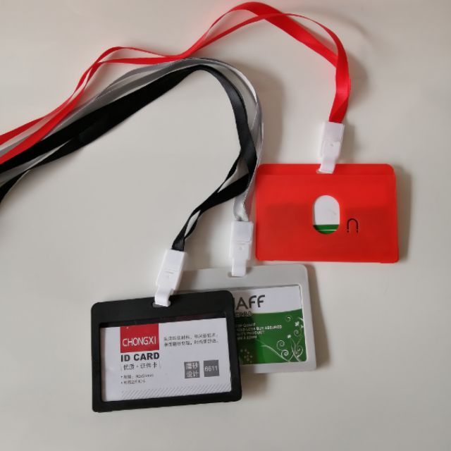 Id Card With Sling Vertical & Horizontal For Company School  Office 