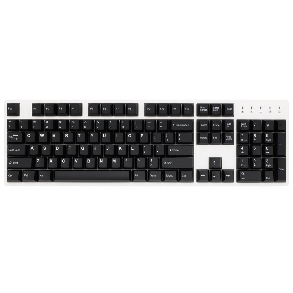 Taihao Wob White On Black Abs Doubleshot Cubic Keycap For Diy Gaming Mechanical Keyboard For Xd64 B Shopee Philippines