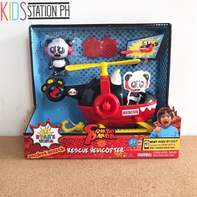 ryan's world toys combo panda airplane