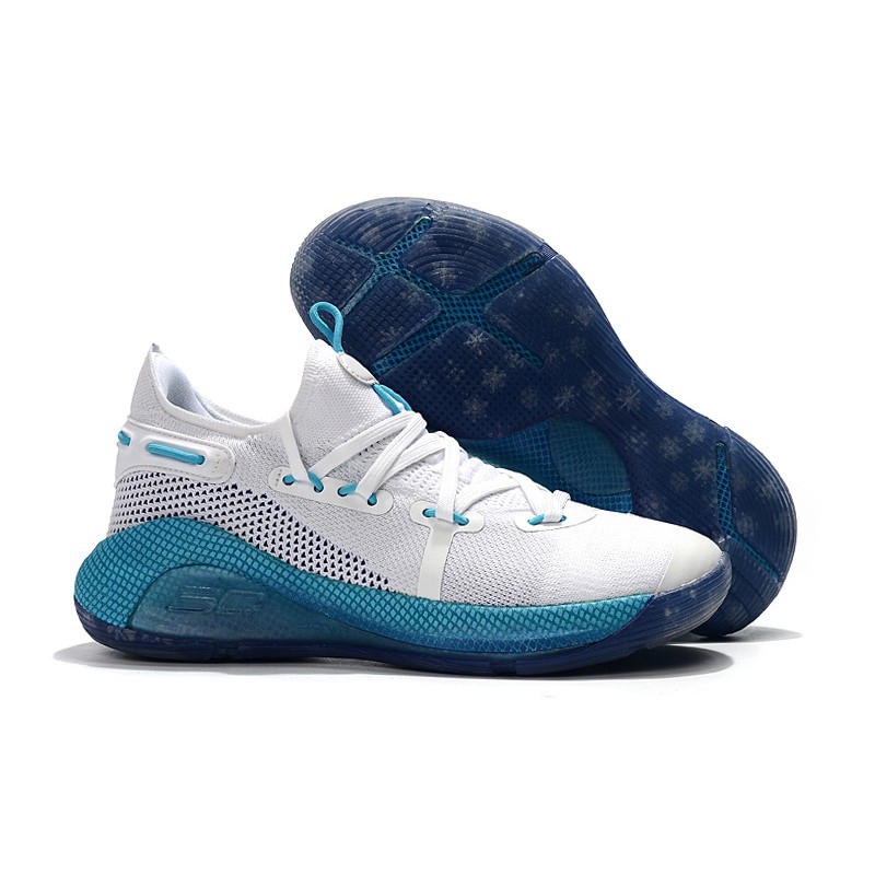 curry shoes blue and white