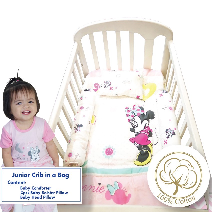 minnie crib bedding set