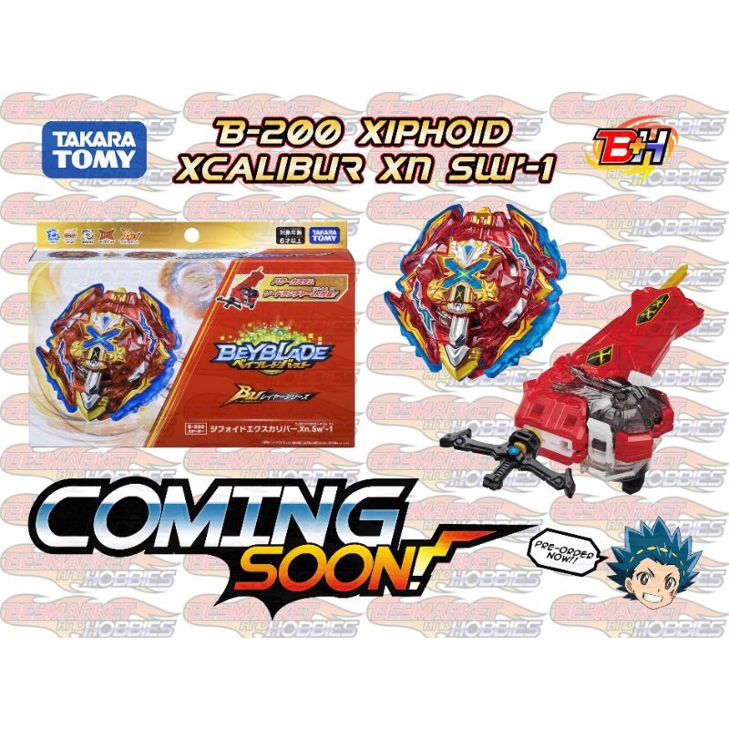 Takara Tomy Beyblade Burst B-200 Xiphoid Xcalibur Xanthus Sword'-1 ...