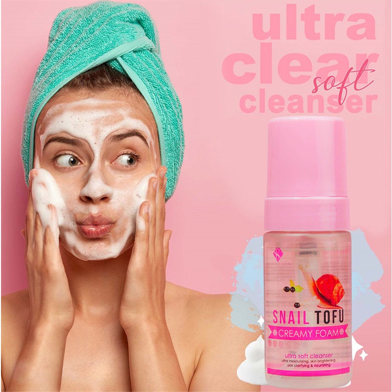 Snail Tofu Ultra Clear Foam Wash Gentle Foaming Cleanser Brilliant