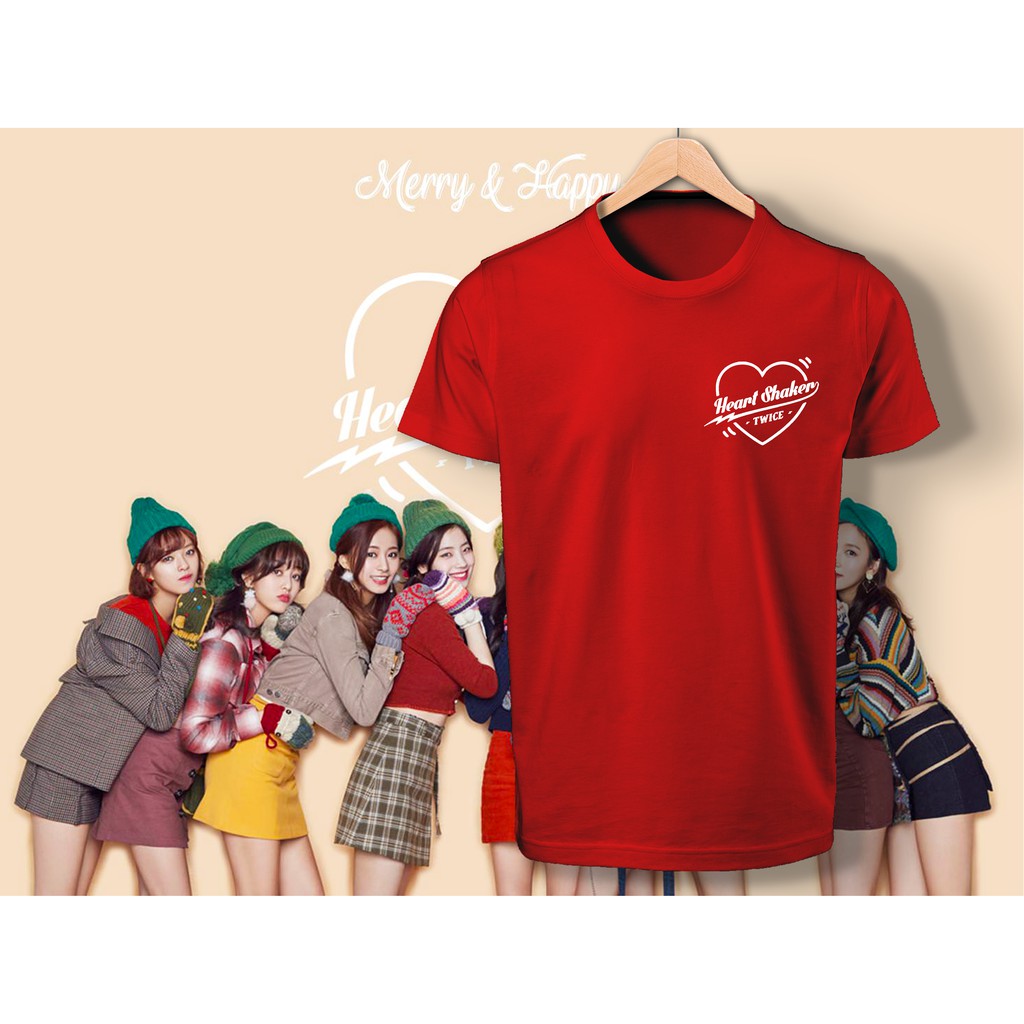 Twice Heart Shaker Logo Shirt Roundneck Shopee Philippines