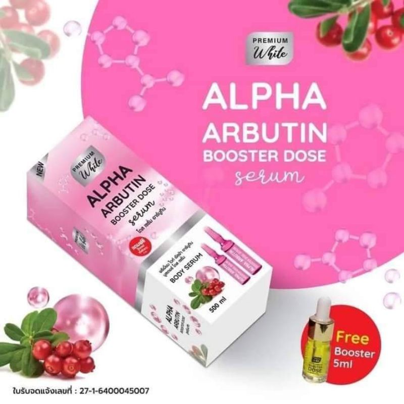 Premium white alpha arbutin booster dose serum 500ml Shopee Philippines