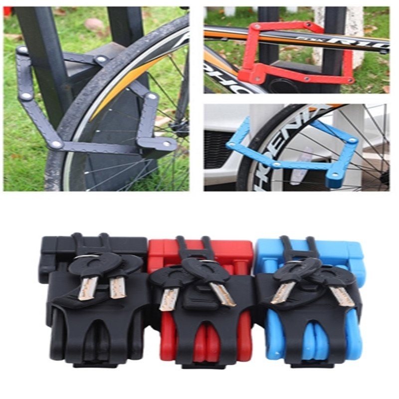 folding bicycle lock