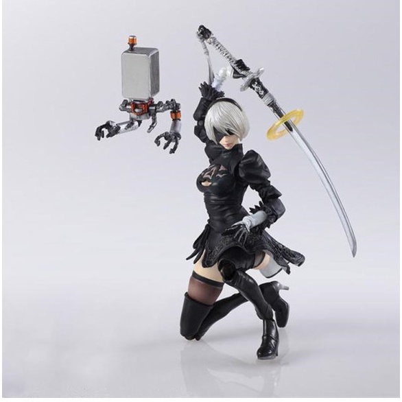 【Anime puppets】15cm NieR Automata YoRHa No. 2 Type B 2B fighting action ...