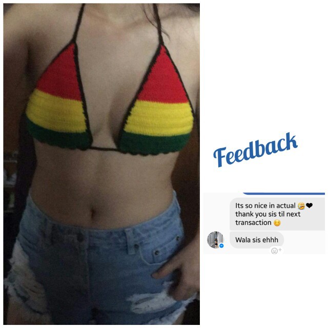 rasta bikini top