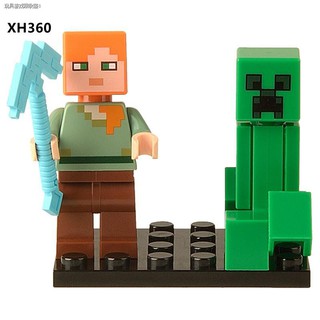 2in1 Custom Lego Minecraft Mini Figures Story Mode Steve Alex Wither Golem Shopee Philippines