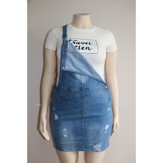 jean jumper dress plus size