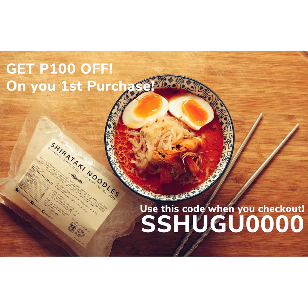 Shirataki Noodles by Huguardo's Shopee Philippines