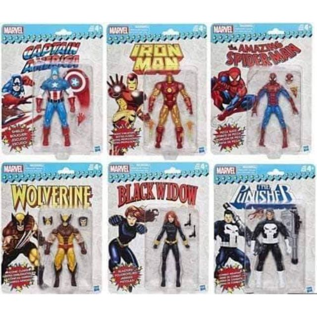 vintage superhero action figures