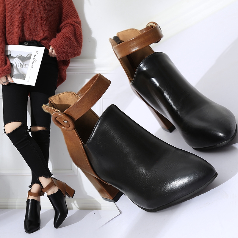 rubber heel boots womens