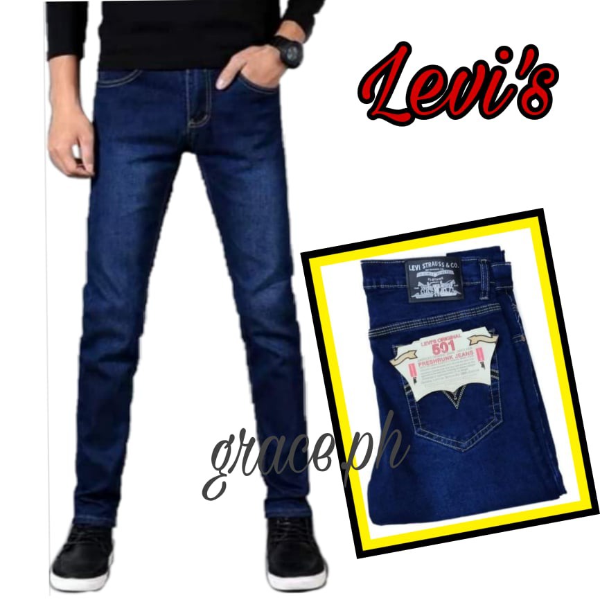 pants Levi's stretchable skinny jeans for men | Shopee Philippines