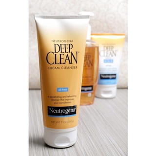 Neutrogena Deep Clean Cream Cleanser 7oz (200g) | Shopee Philippines