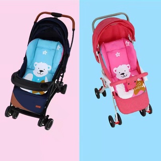 ED shop Universal newborn baby Cartoon Floral Stroller Seat Covers Soft Thick Pram Car Cushion Pad