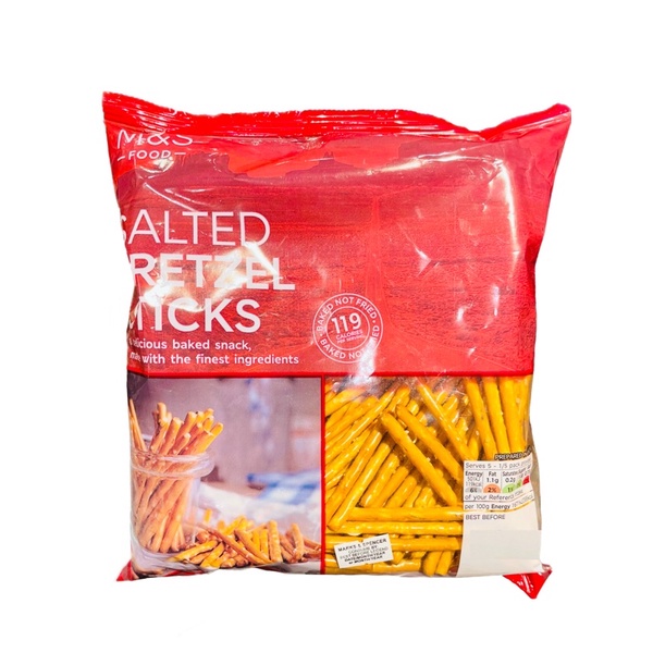 M&S Salted Pretzel Sticks 150g Shopee Philippines