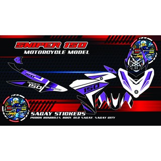 Decals Sticker Motorcycle Decals For Sniper 150 008 One Piece Red Shopee Philippines