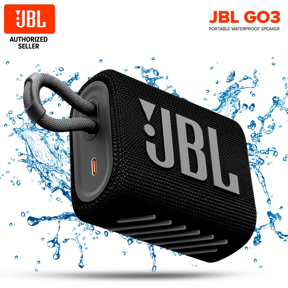 Hot Jbl Go 3 Portable Waterproof Wireless Bluetooth Speaker Go3 Shopee Philippines