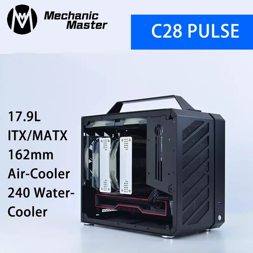 Mechanic Master C28 PULSE ITX/MATX Motherboard/Full Tower/WaterCooled