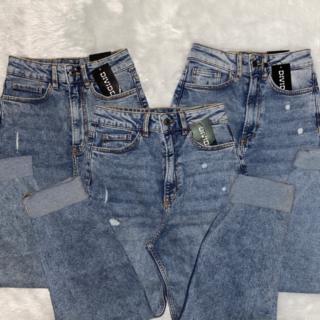 mom fit jeans only