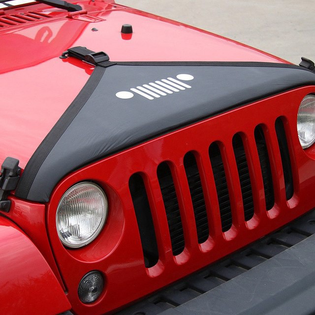 Jeep Wrangler Engine Bra Cover Front Face Design | Shopee Philippines