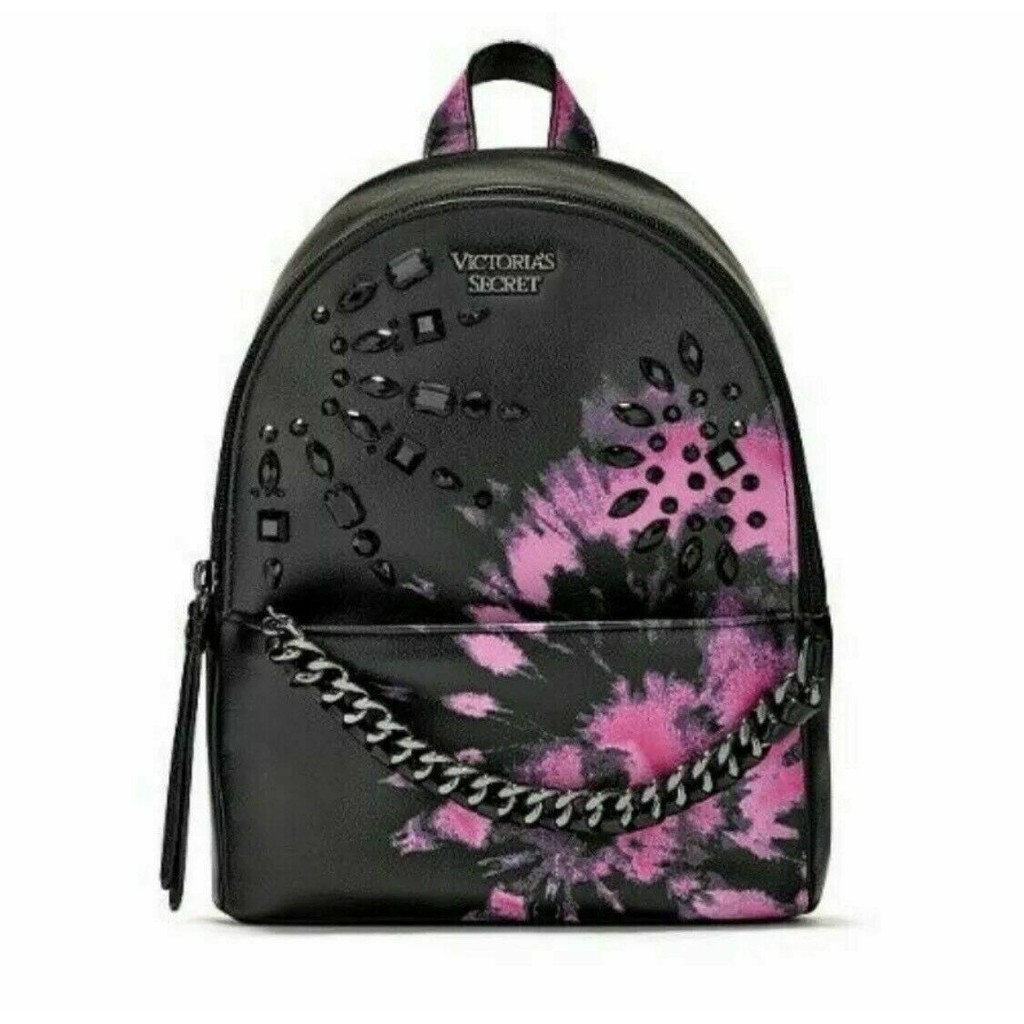 victoria's secret pink campus backpack pure black