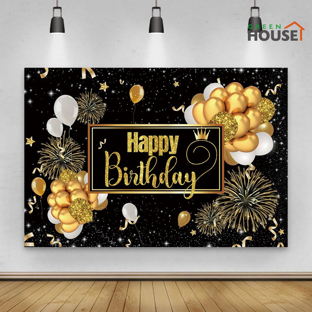 GreenHouse◈ Happy Birthday Backdrop Banner Background Cloth Photo Props  Party Decoration | Shopee Philippines