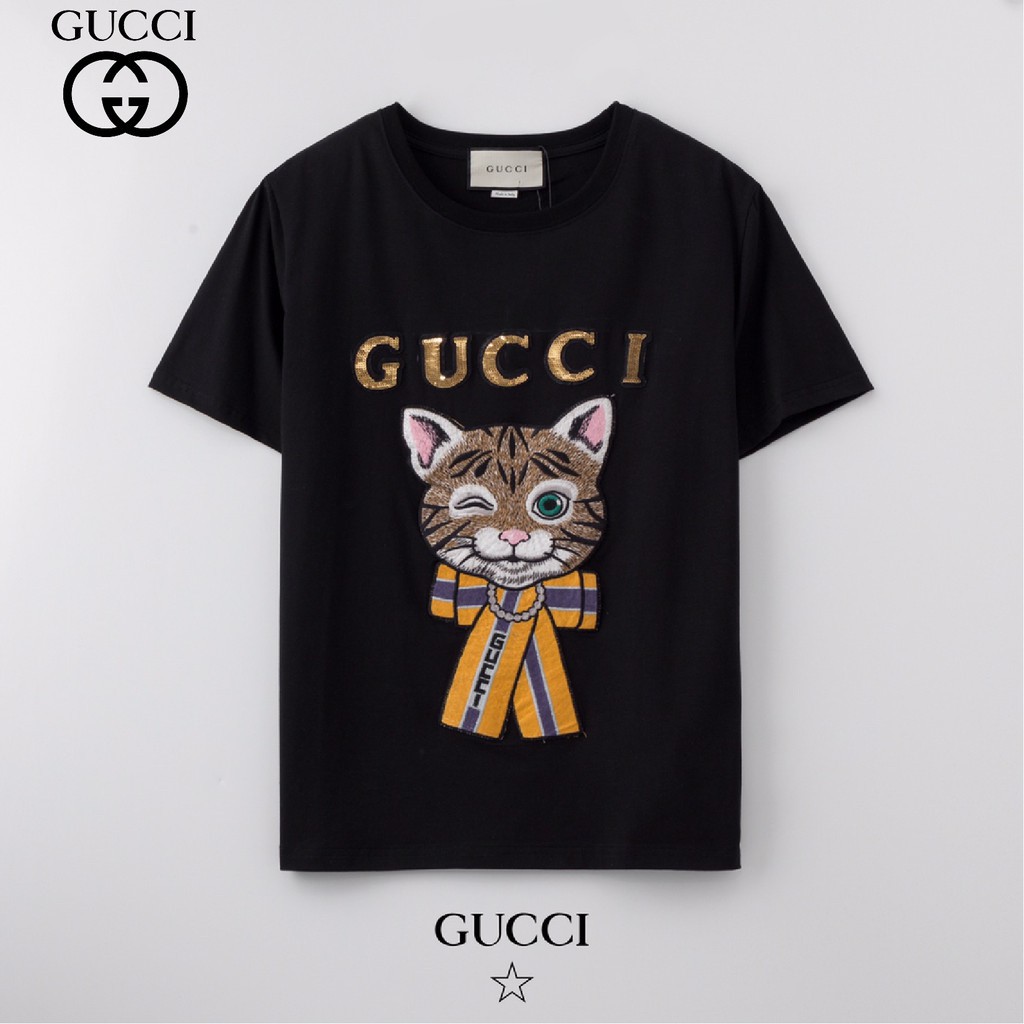 Gucci cat outlet shirt