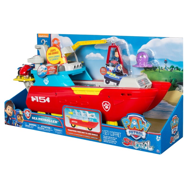 paw patrol sea patrol set